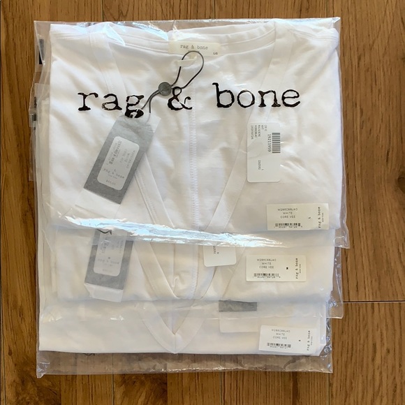 💕HP💕White Rag & Bone v neck tee - Picture 7 of 12